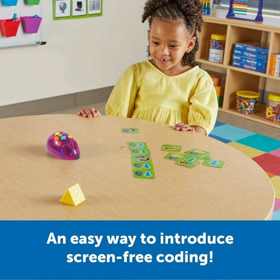 Learning Resources - Code & Go Mouse Activity Set - Rechargeable - 32 Pieces
