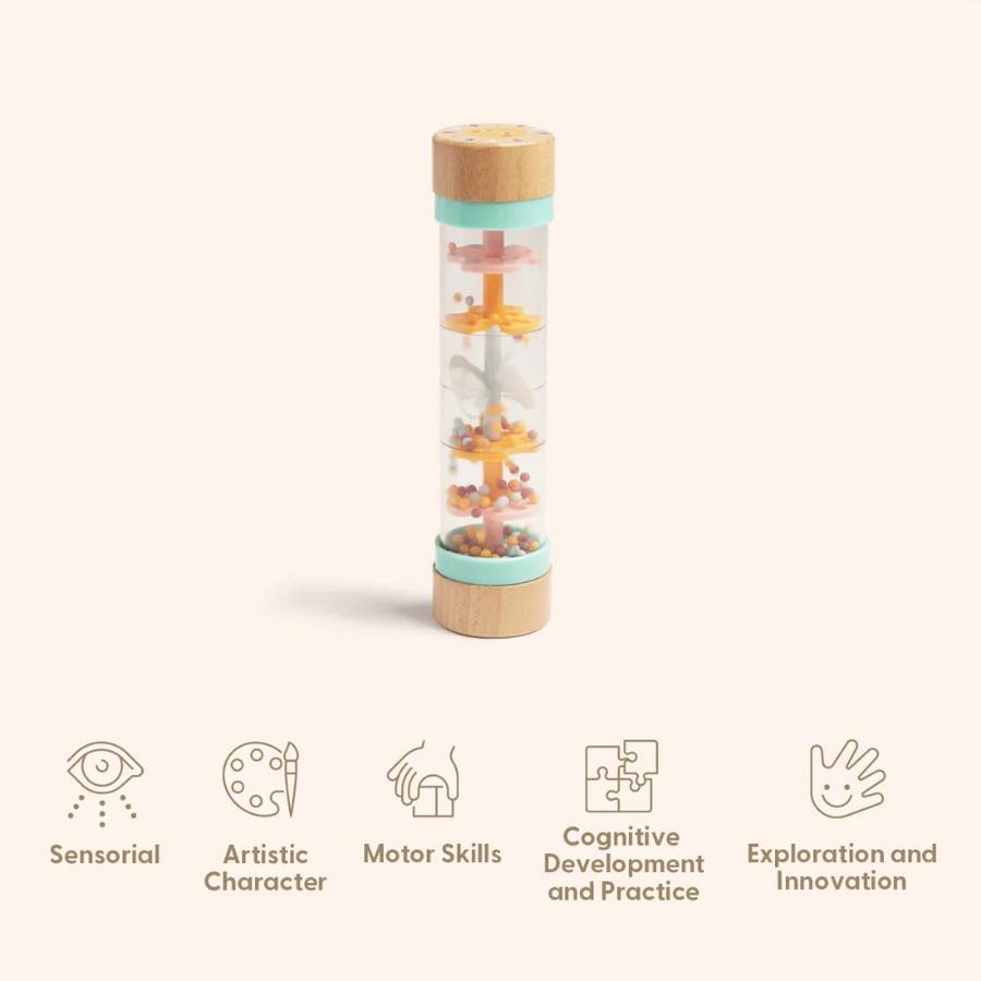 TookyToy - Montessori Activity Box Baby Playset - 3-4 Months