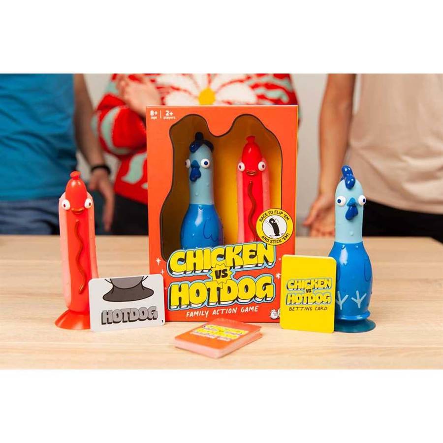 Big Potato Games - Chicken Vs. Hot Dog - Party Game - 2+ Players