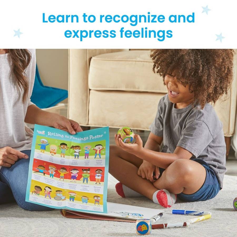 Hand2Mind Rolling for Feelings - Emotions Learning Game for Kids
