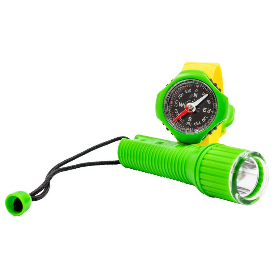 Greenbean - Nature Survival Kit - Binocular with Lanyard & Compass