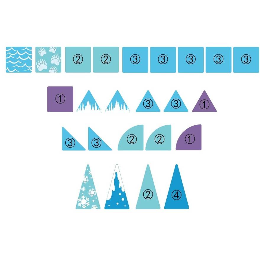 Magnetic Tiles - Arctic Animals Set - 30 Pieces