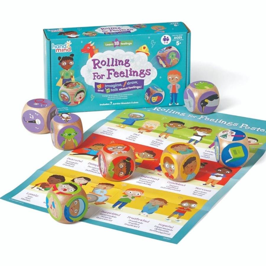 Hand2Mind Rolling for Feelings - Emotions Learning Game for Kids