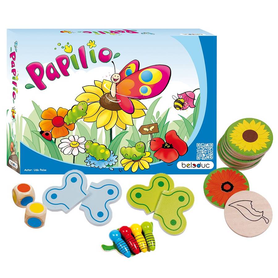 Beleduc - Papilio - Colour Recognition & Critical Thinking Game - 34pcs -**