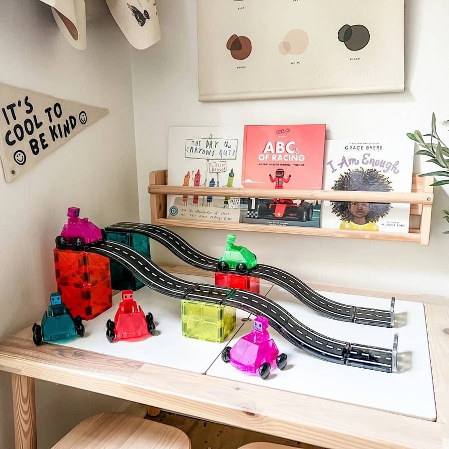 Magna-Tiles - Magnetic Construction Set - Downhill Duo Set - 40 pcs