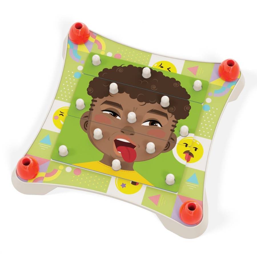 Quercetti - Make a Face Puzzle for Kids - Creative Expression Learning Toy