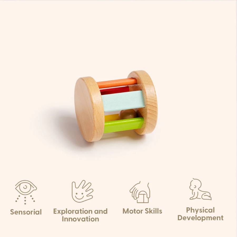 TookyToy - Montessori Activity Box Baby Playset - 3-4 Months