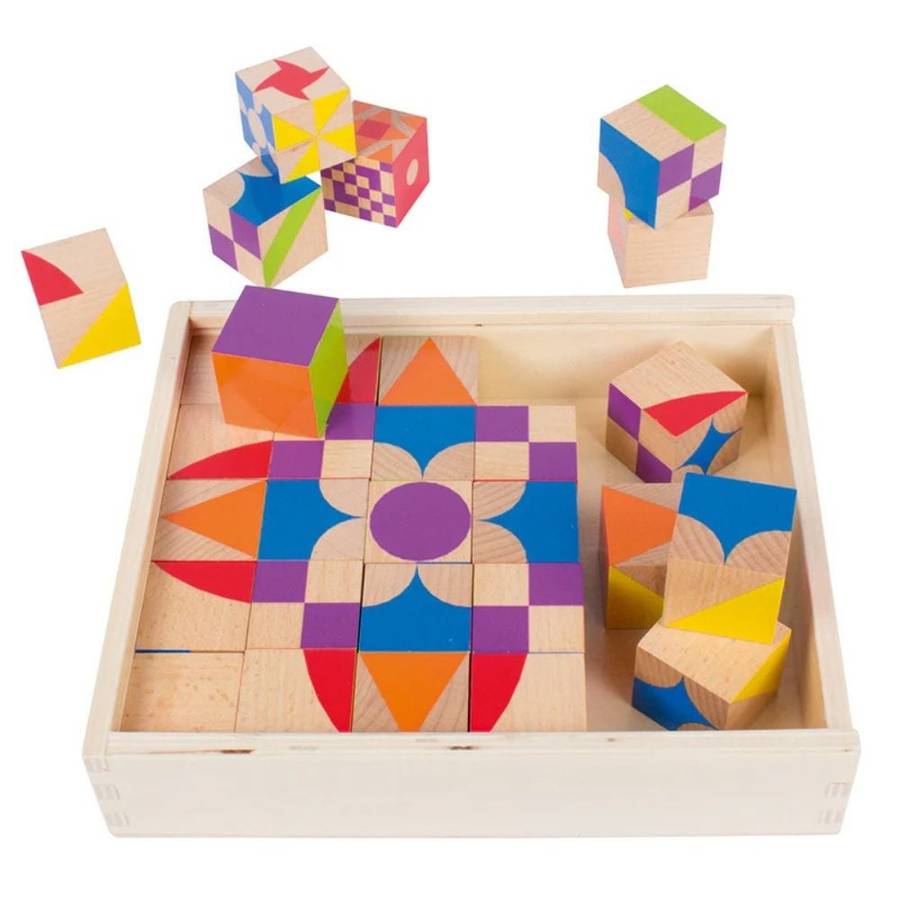 Beleduc - Moziblox Wooden Blocks - Patterning Game - 30pcs -**
