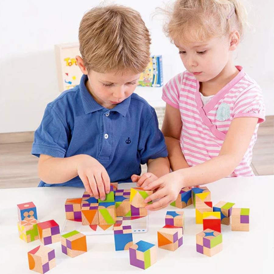 Beleduc - Moziblox Wooden Blocks - Patterning Game - 30pcs -**
