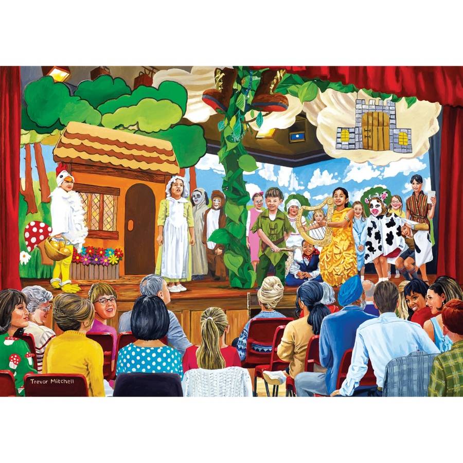Gibsons - School Days - 4 x 500 Piece Jigsaw Puzzles