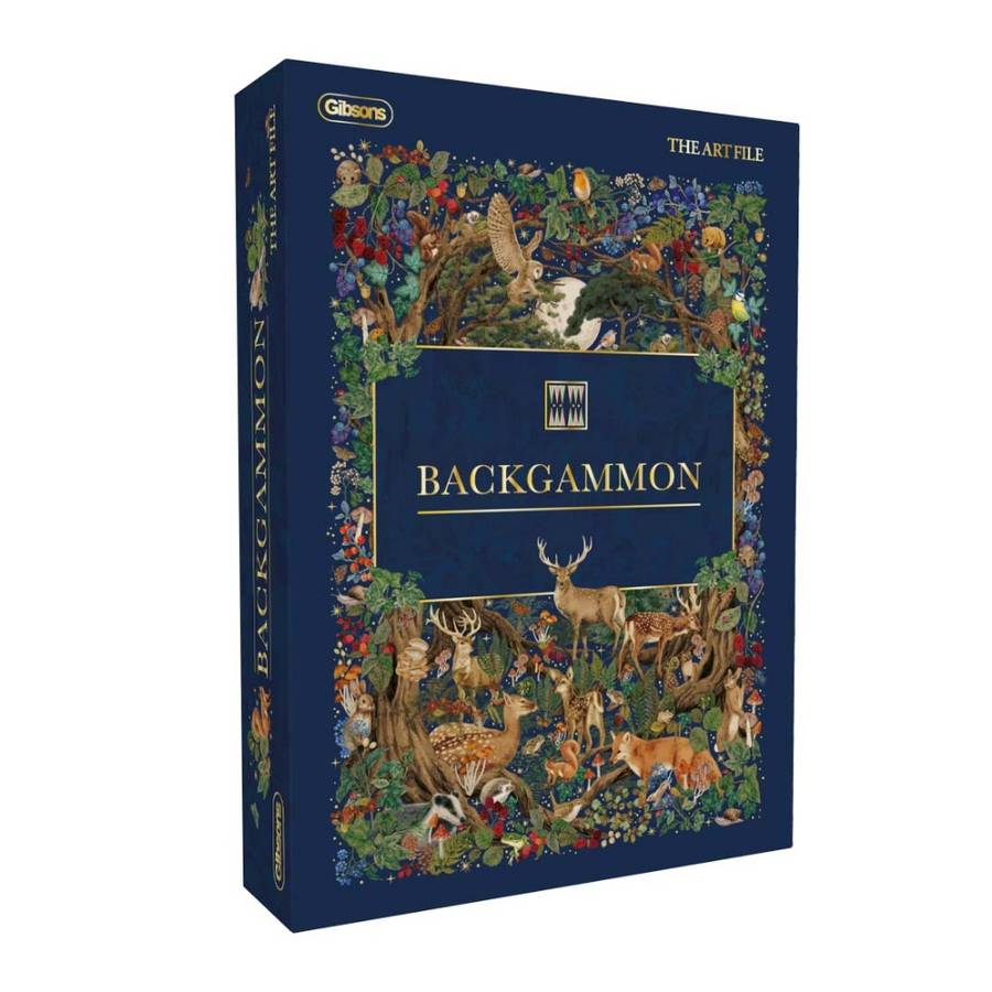 Gibsons - The Art File: Backgammon Family Board Game