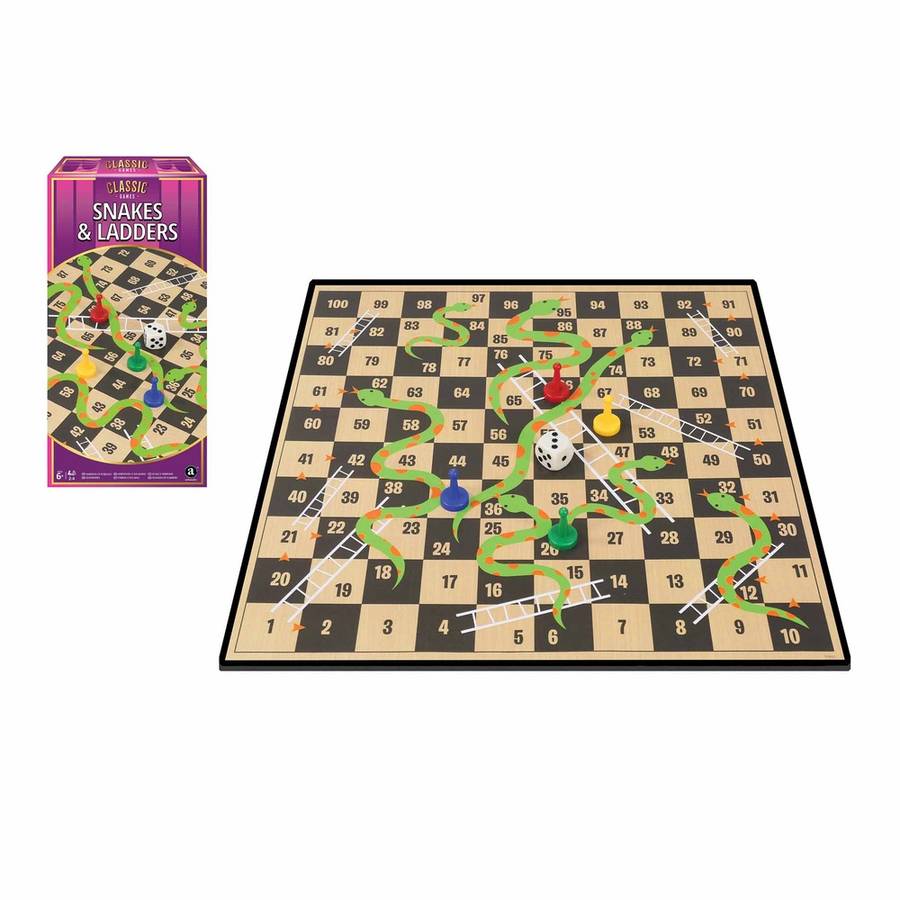 Ambassador - Classic Games - Snakes & Ladders Game-**