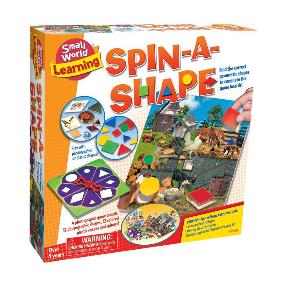 Small World Toys - Spin-A-Shape - 69pcs -**