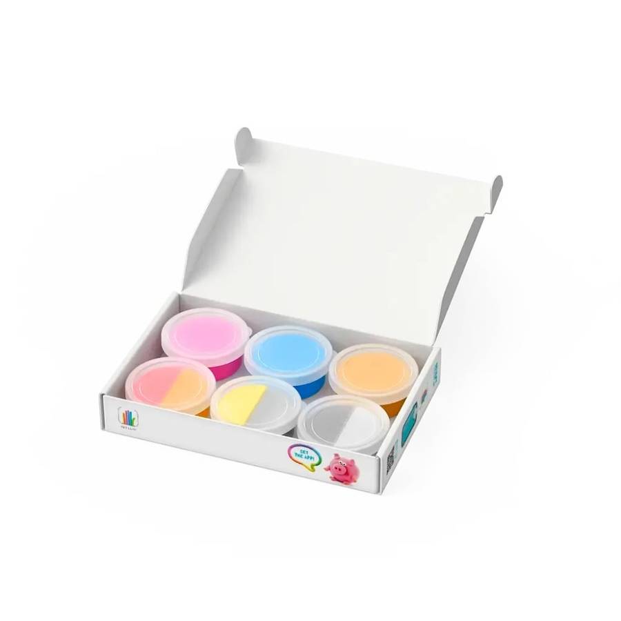 Hey Clay - Modelling Air-Dry Clay with Fun Interactive App - Piggy, Horse, Rabbit, Series Animals...