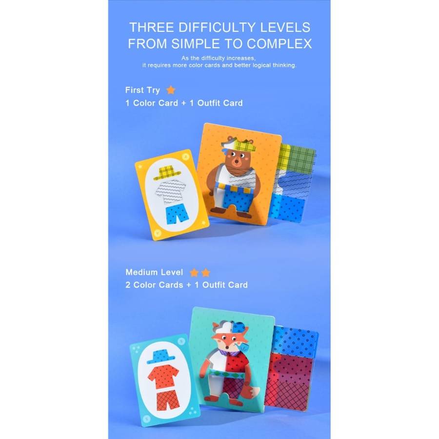 Mideer - Dress-up Activity Kit - Educational Matching Game