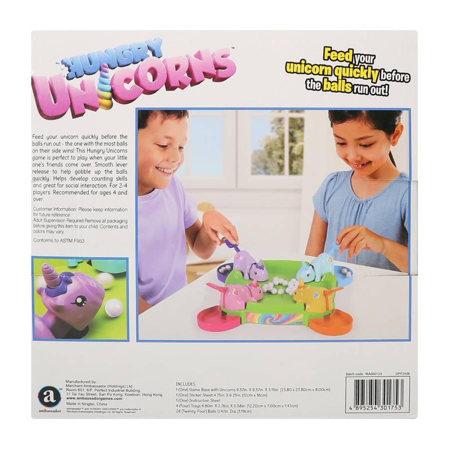 Ambassador - Hungry Unicorns - Grab & Go Game - 31pcs