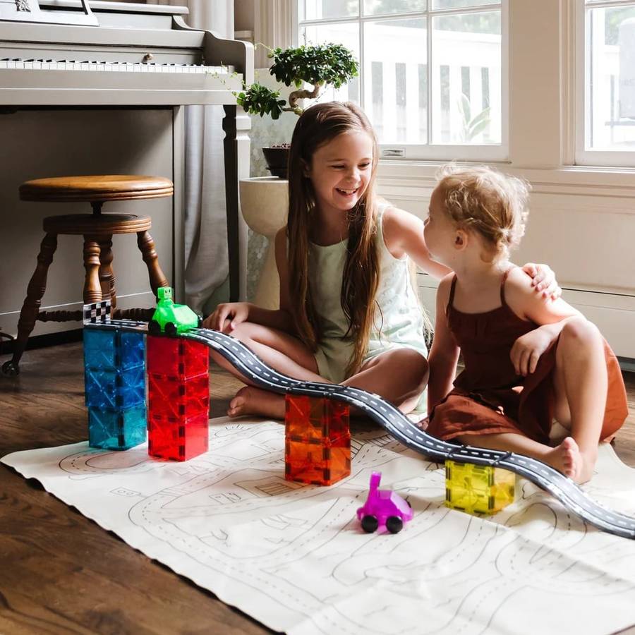 Magna-Tiles - Magnetic Construction Set - Downhill Duo Set - 40 pcs