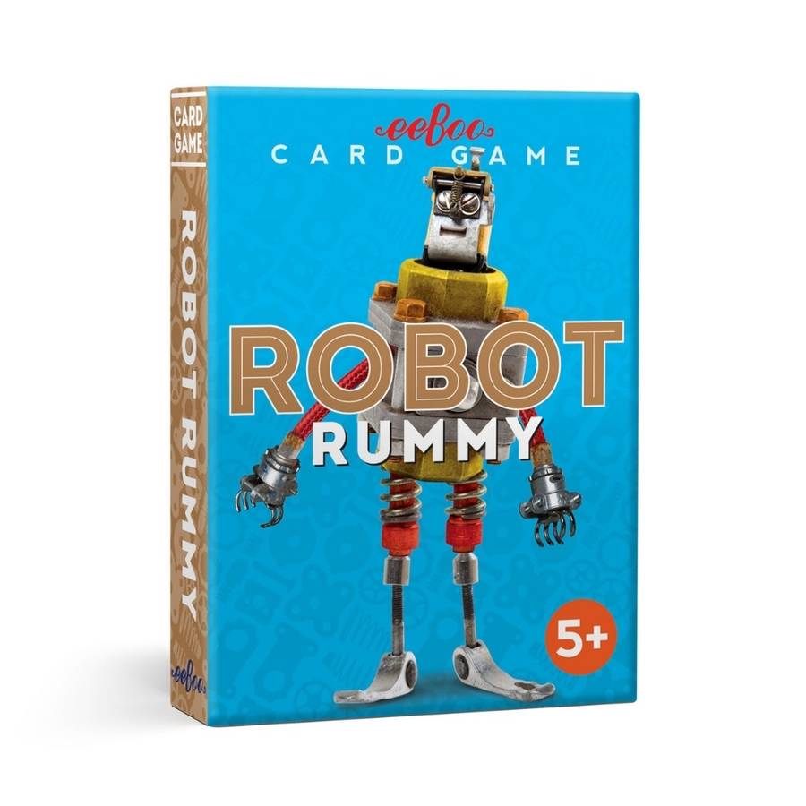 eeBoo - Robot Rummy Playing Cards -**