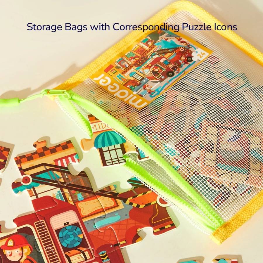 Mideer - Level Up Jigsaw Puzzle for Kids- 3-in-1 - Level 5 Dreamy World