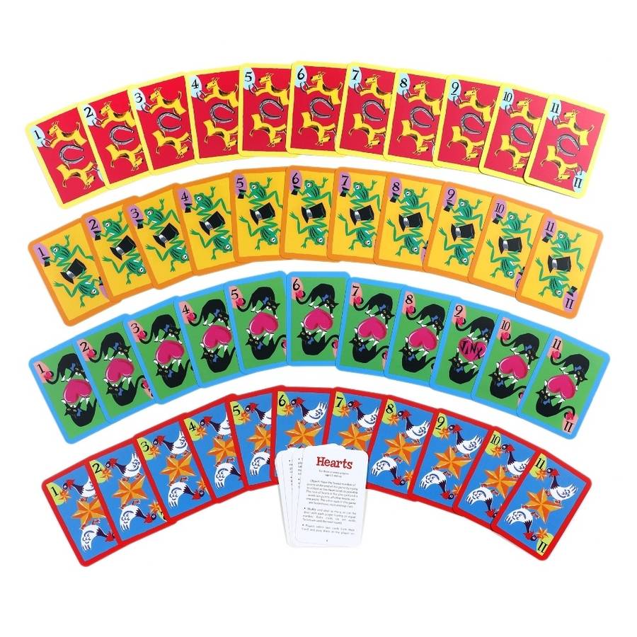 eeBoo - Hearts Playing Cards -**