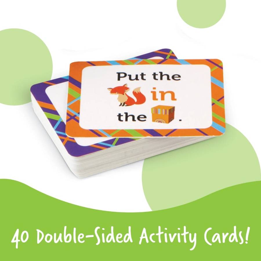Learning Resources - Fox in the Box Positional Words Activity Set
