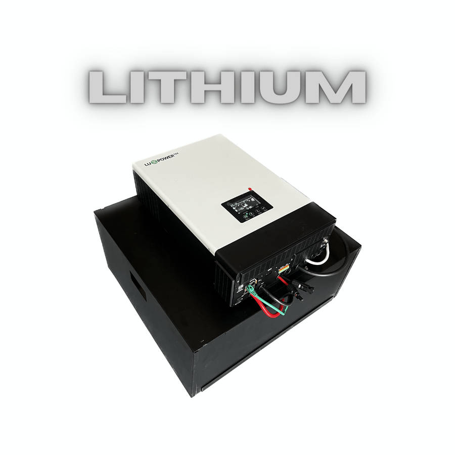 5KVA / 5000W LuxPower Portable Plug and Play power System + 5.12kWh Shoto Lithium Battery / + WIF...