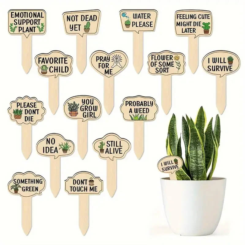 Funny Plant Markers