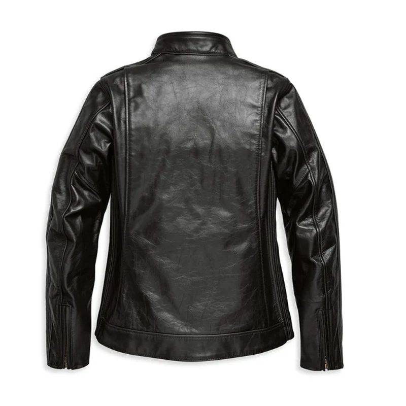 Women's Enodia Leather Riding Jacket - XL
