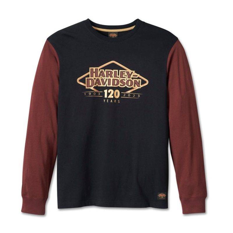 Men's 120th Anniversary Colorblock Tee - Colorblocked - Black Beauty - XL