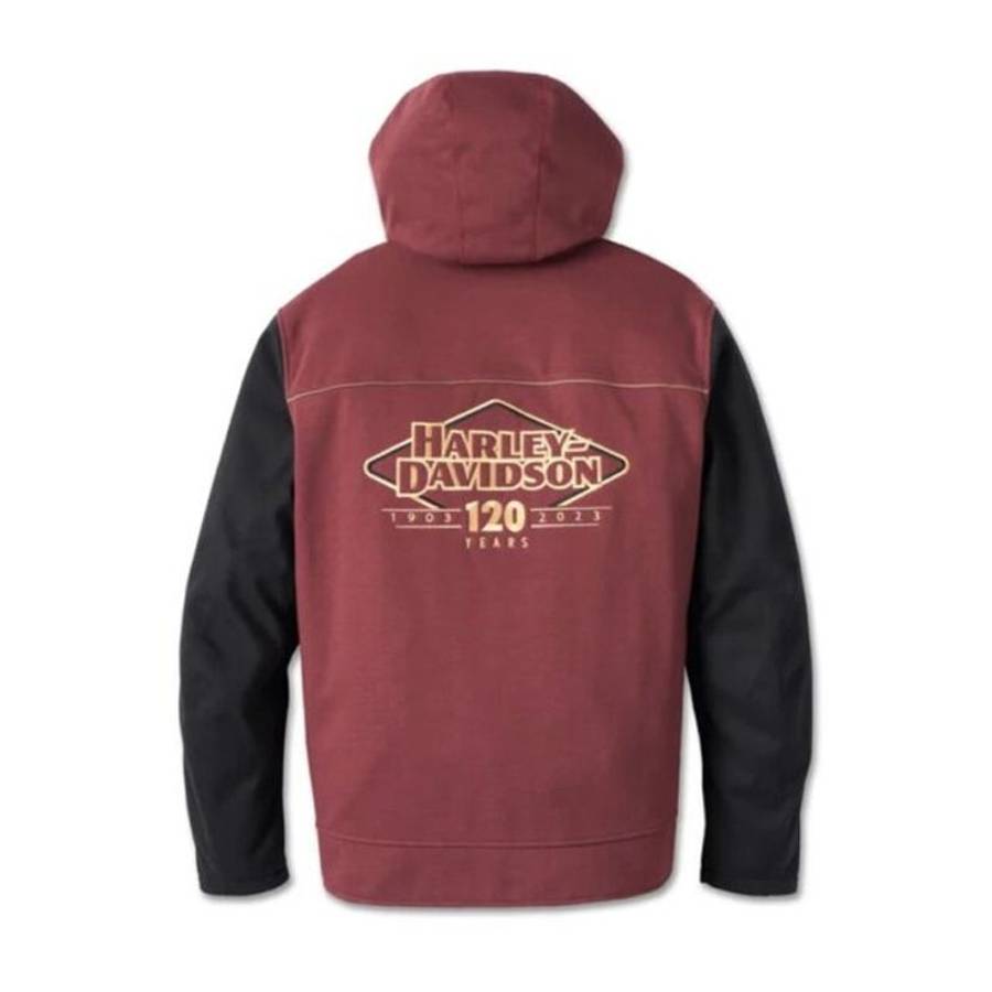 Men's 120th Anniversary Deflector Riding Fleece - Rum Raisin &amp; Black - M M