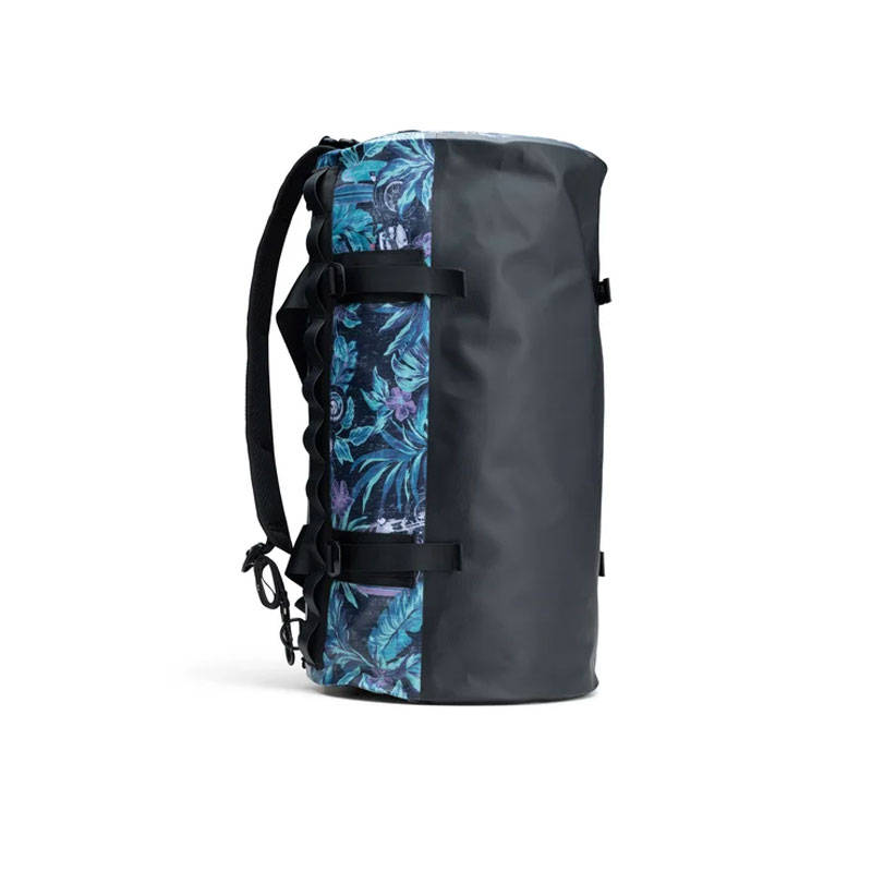 Reyn Spooner Hawaiian Waterproof Duffel Bag - Black
