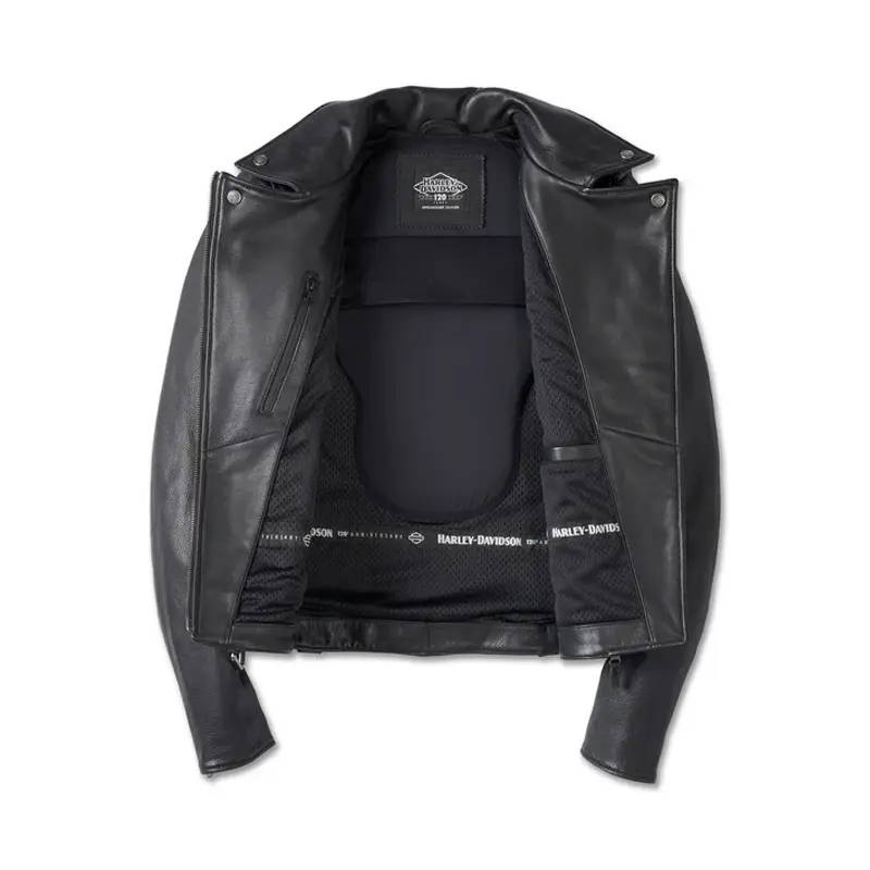 Women's 120th Anniversary Cycle Queen Leather Biker Jacket - 2XL