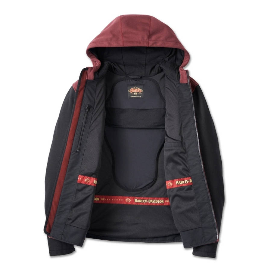 Men's 120th Anniversary Deflector Riding Fleece - Rum Raisin &amp; Black - M M
