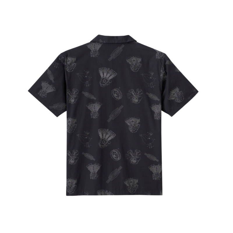 Men's Engine Aloha Short Sleeve Shirt - 2XL