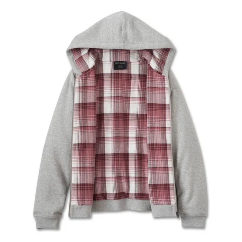 Women's Forever Flannel Lined Full Zip Hoodie - XL
