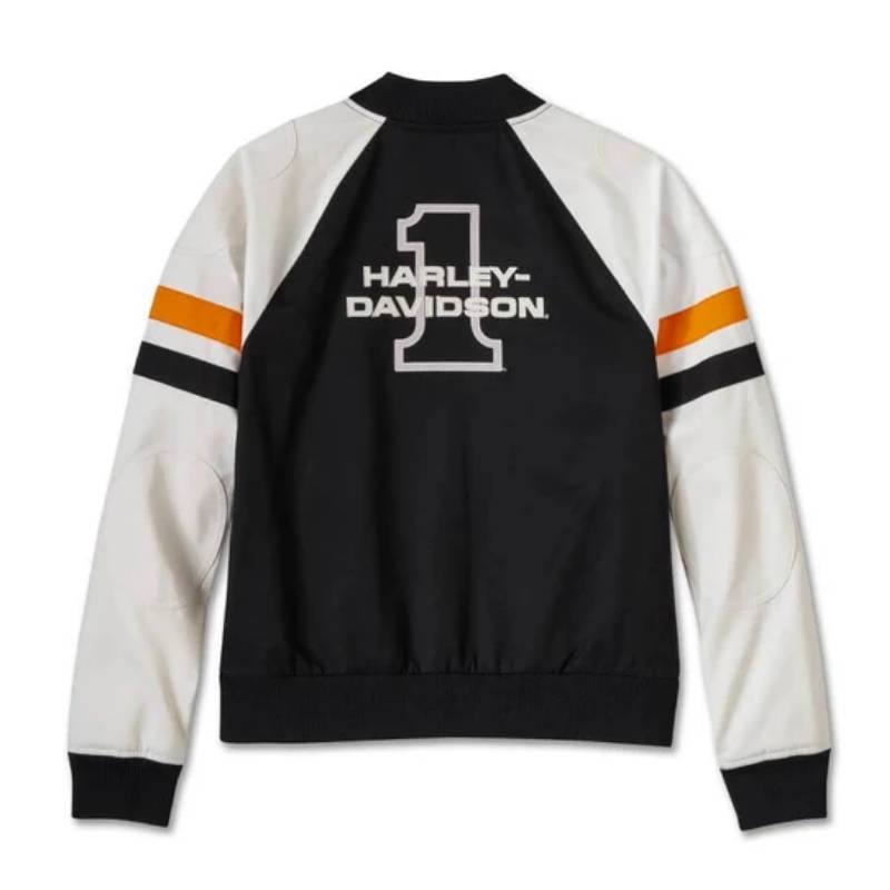 Women's Stacked Bar & Shield Bomber Jacket - S