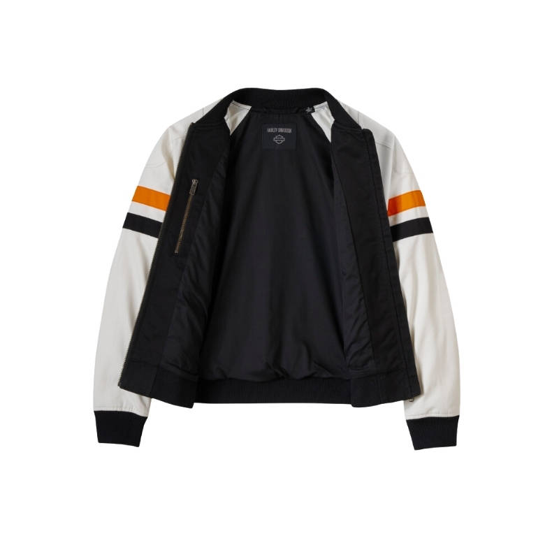Women's Stacked Bar & Shield Bomber Jacket - S