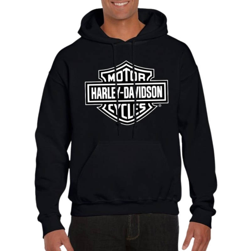 Mens Bar & Shield Hoodie - S