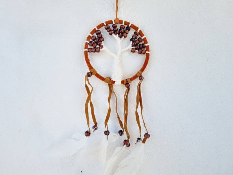 Bohemian tree of life dream catcher (12cm)