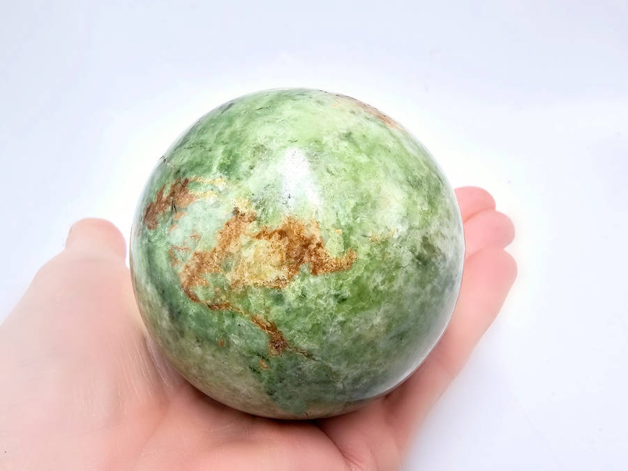 Chrysoprase Sphere A (536g)