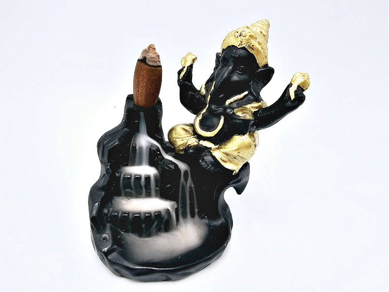Backflow Incense Burner Ganesh