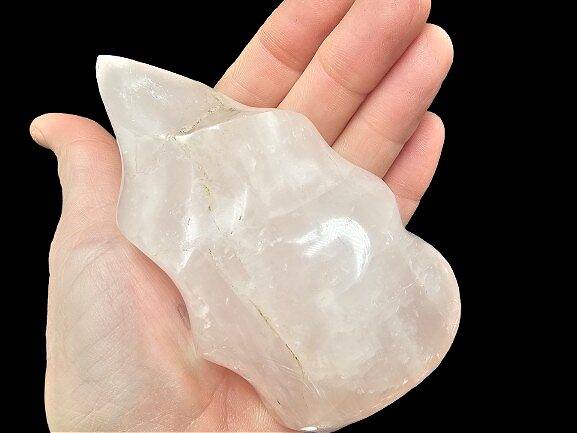 Rose Quartz Flame Sculpture A (376g)