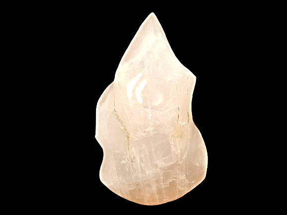 Rose Quartz Flame Sculpture A (376g)
