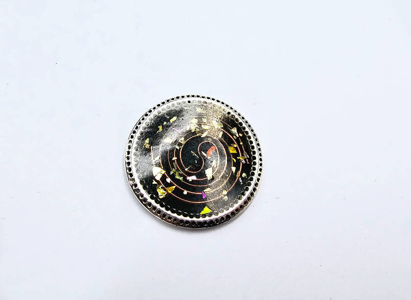Orgonite Copper Phone Coin 3cm