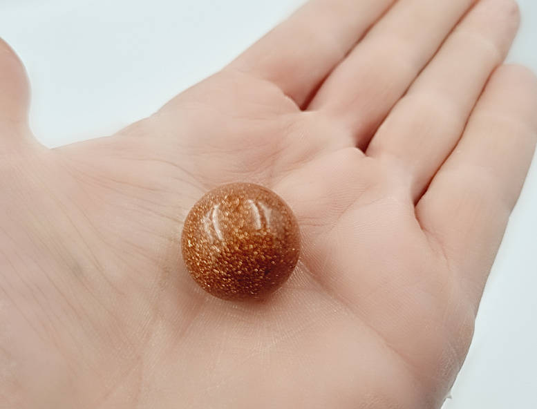 Goldstone Sphere (2cm) (Ambition &amp; Positivity)