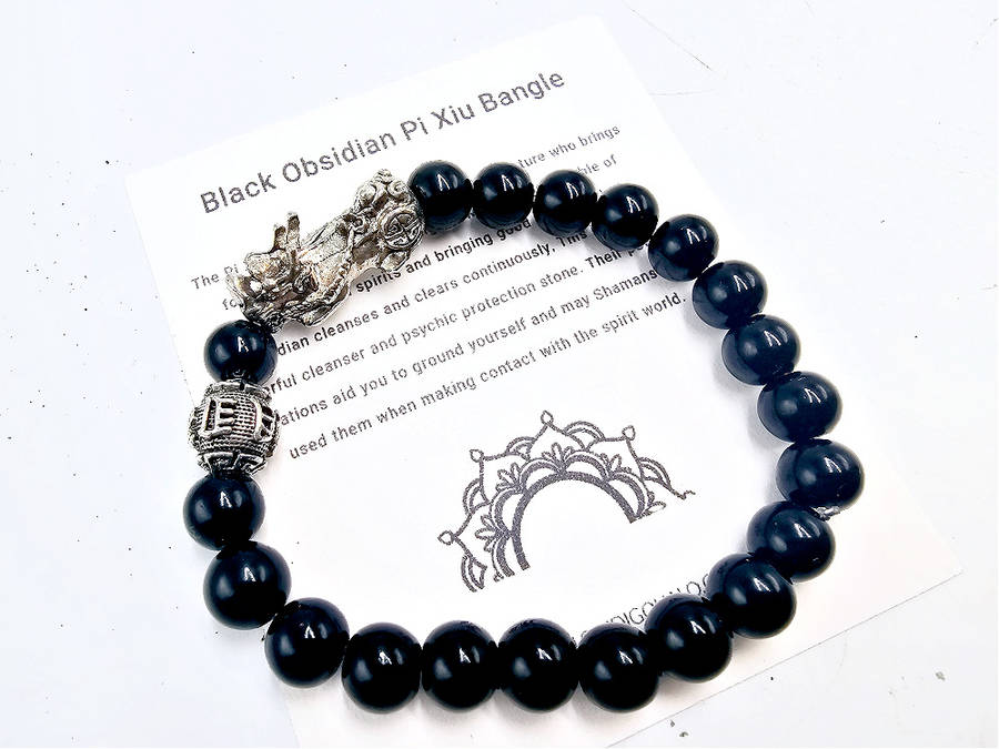 Pi Xiu Black Obsidian (8mm)