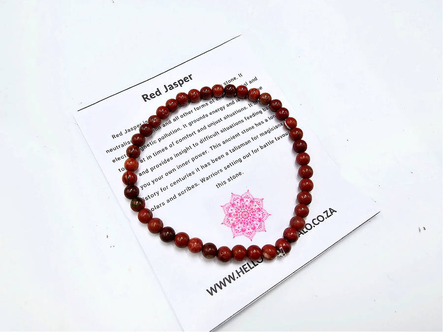 Red Jasper Bangle (4mm)
