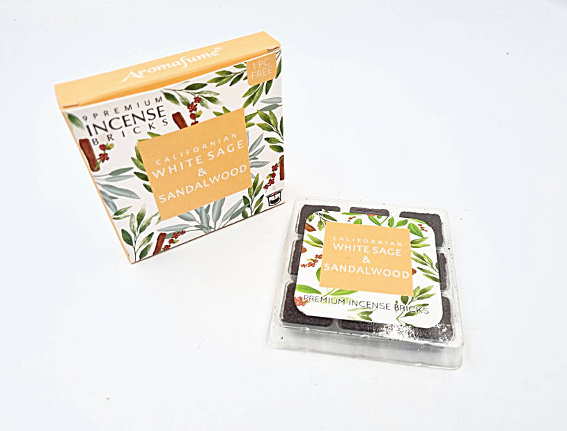 Aromafume White Sage &amp; Sandalwood Incense Bricks