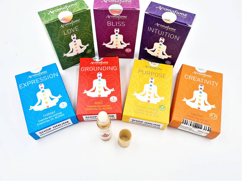 Aromafume 7 Chakra Perfume Oil Gift Combo