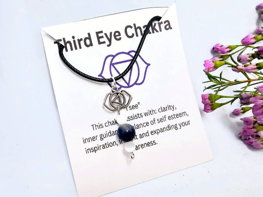 Third Eye Chakra Necklace - Sodalite